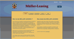 Desktop Screenshot of mueller-leasing.de